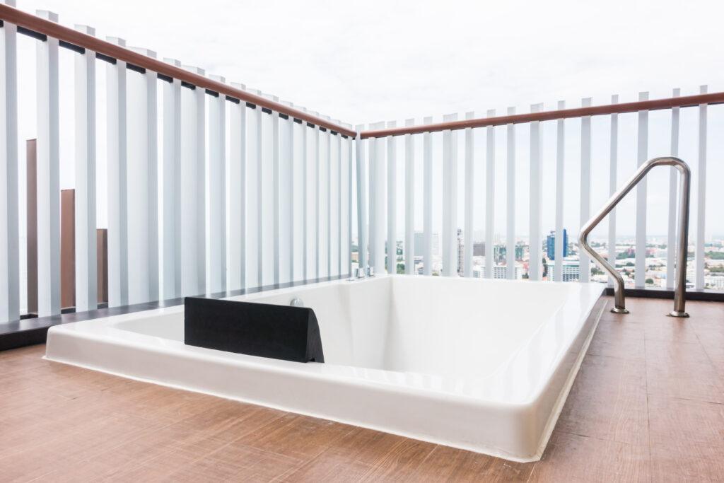 White bathtub